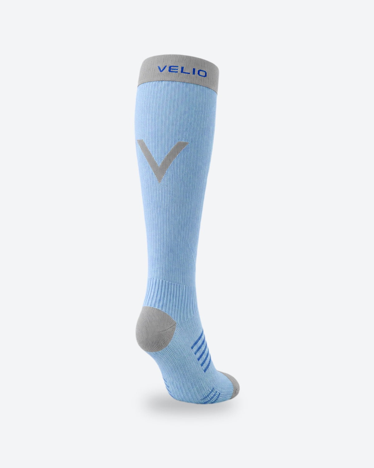 Velio Run Compression Sock — Light Blue